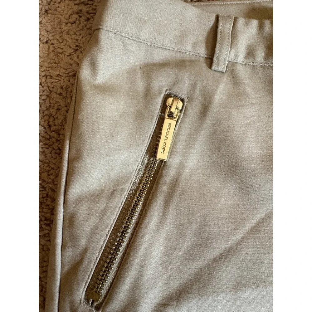 Michael Kors Slim Fit Brown‎ Chino Pants Women's Size 6 Skinny Leg Professional